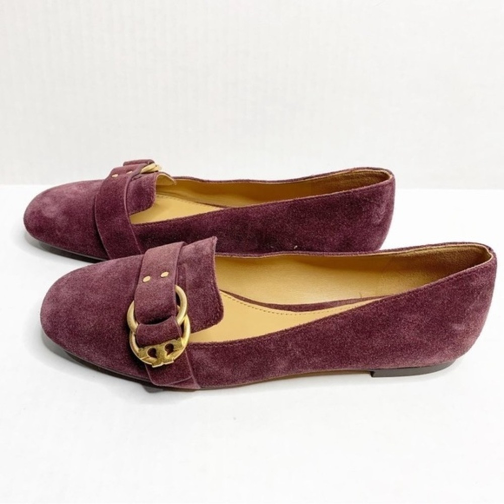Tory Burch Suede Loafers - Picture 2 of 14